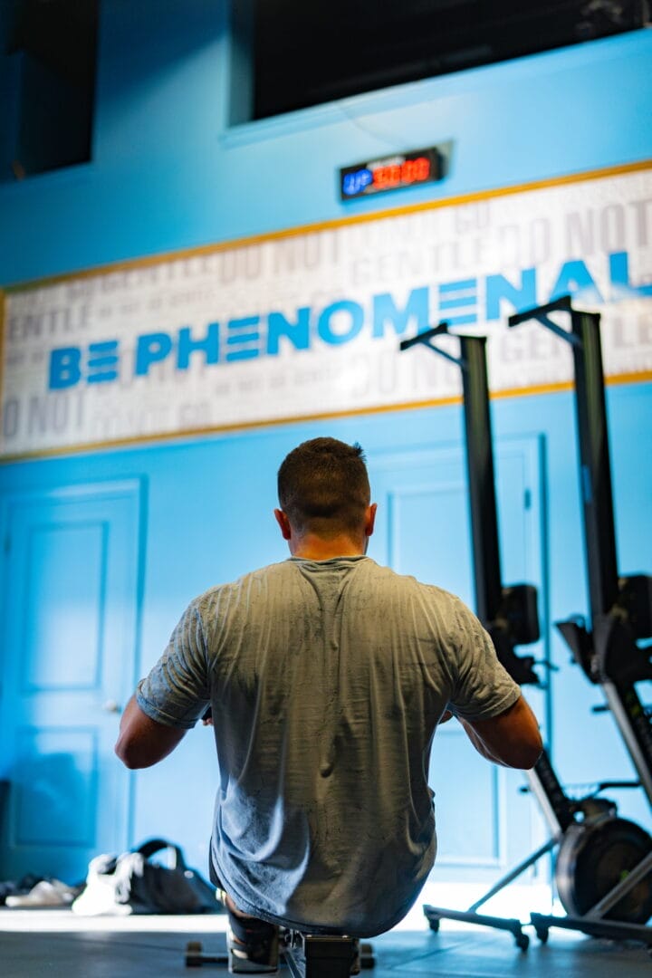 Wall mural at UltiMET Fitness in Pittsburgh.